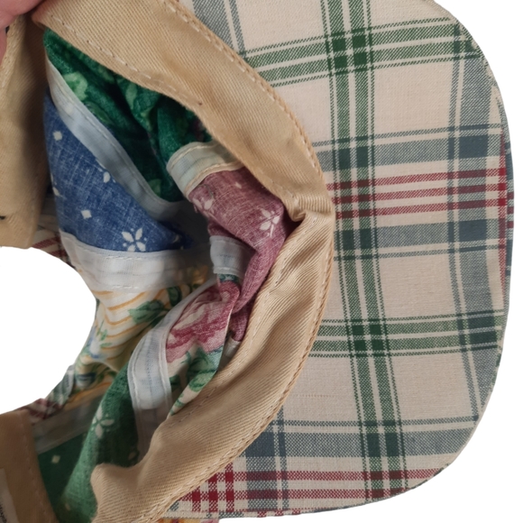 1997 Vintage Longaberger Patchwork Baseball Cap - Picture 5 of 8